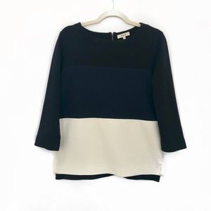 Madewell | Gallerist Ponte Top in Colorblock | M